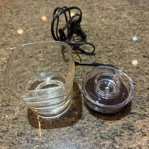 Philips Sonicare Toothbrush Charging Glass Cup & Inductive Charger Base Lot